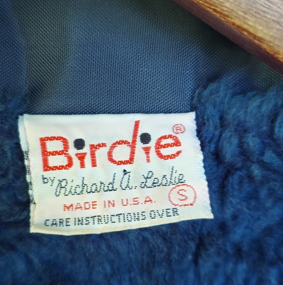 Vintage Birdie Faux Fur Lined Coaches Snap Button Jacket USA - Picture 5 of 7